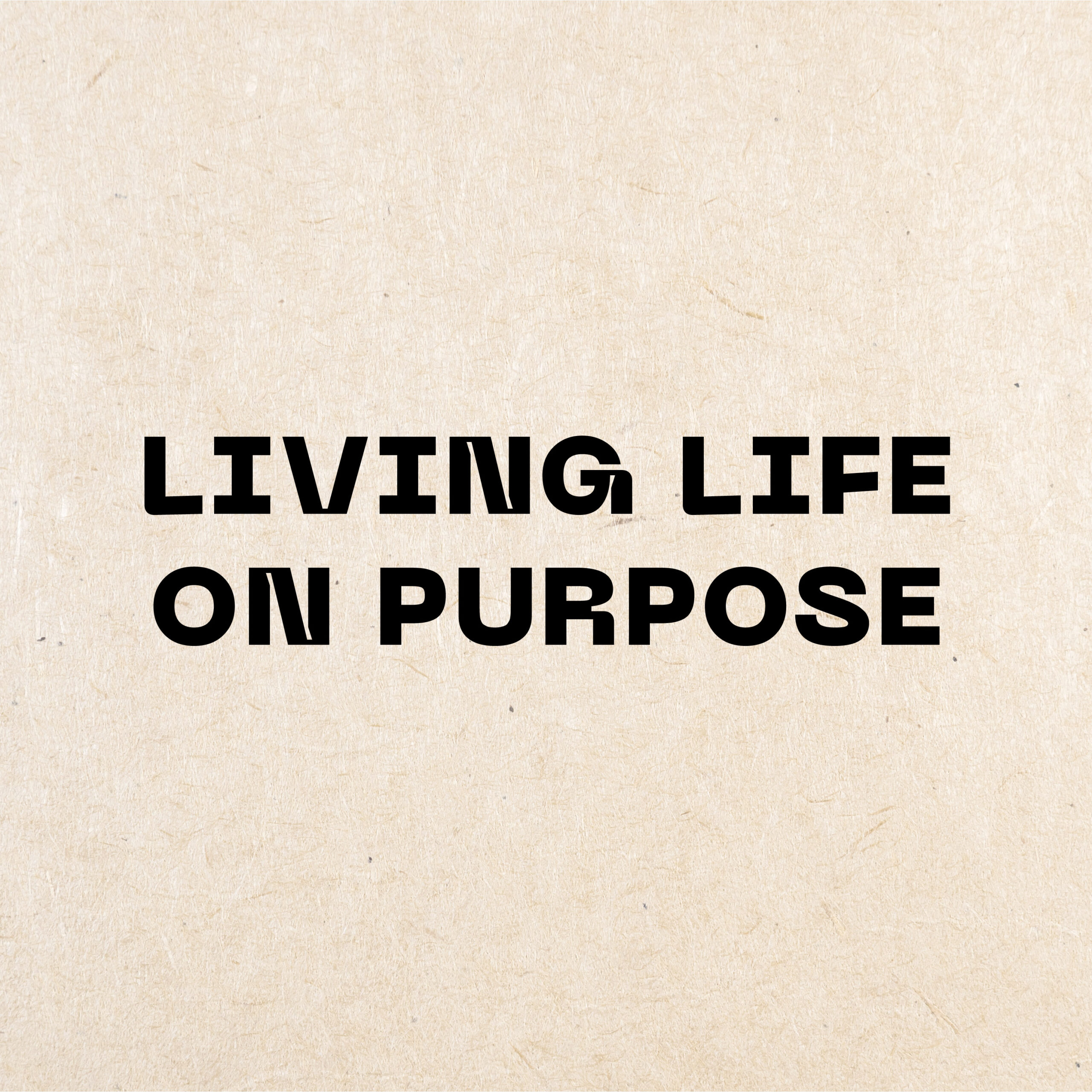 cover of episode Living Life on Purpose (Part 1)